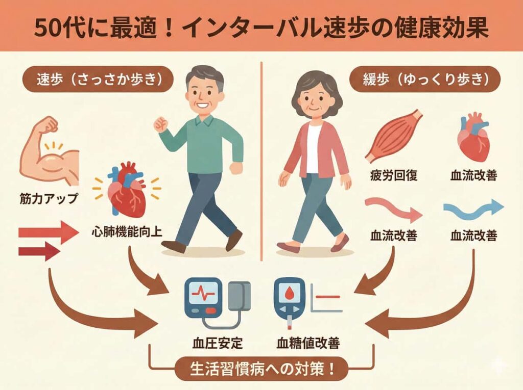 インターバル速歩の効果