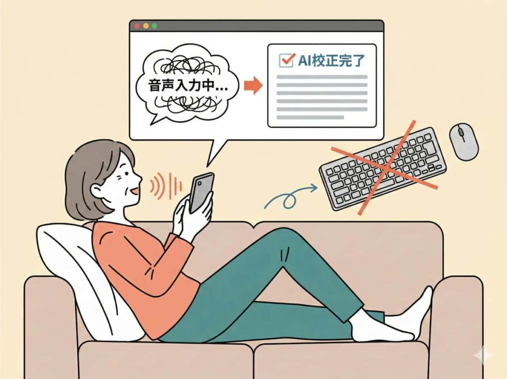 音声入力を活用